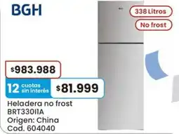 Coto Bgh heladera no frost oferta