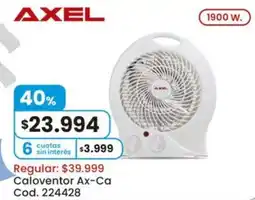 Coto Axel caloventor ax-ca oferta