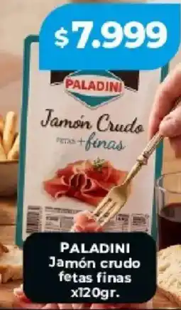 Supermayorista Vital Paladini jamón crudo fetas finas oferta