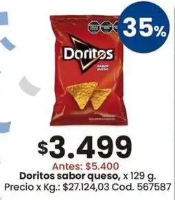 Coto Doritos sabor queso oferta