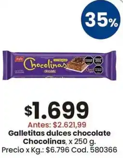 Coto Chocolinas galletitas dulces chocolate oferta