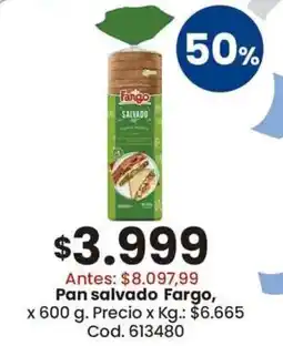 Coto Fargo pan salvado oferta