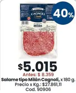 Coto Cagnoli salame tipo milán oferta