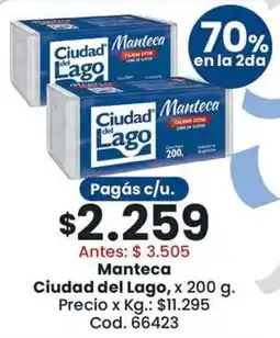 Coto Ciudad del lago manteca oferta
