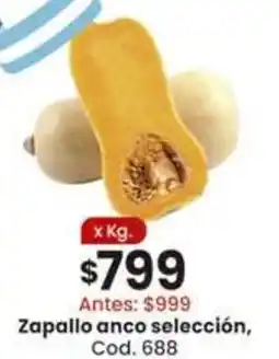 Coto Zapallo anco selección oferta