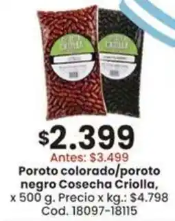 Coto Cosecha criolla poroto colorado/poroto negro oferta