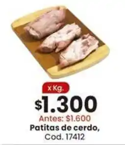 Coto Patitas de cerdo oferta