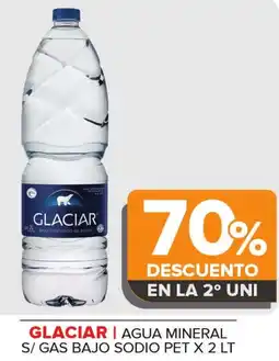 Carrefour Maxi Glaciar agua mineral s/gas bajo sodio pet oferta