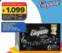 Carrefour Maxi Elegante pañuelos descartables pocket oferta