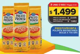 Carrefour Maxi Prestopronta polenta instantanea bolsa oferta