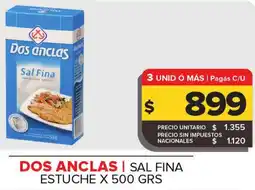 Carrefour Maxi Dos anclas sal fina estuche oferta