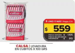 Carrefour Maxi Calsa levadura en cubitos oferta