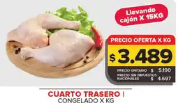 Carrefour Maxi Cuarto trasero congelado oferta