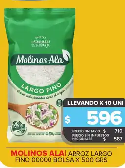 Carrefour Maxi Molinos ala arroz largo fino 00000 bolsa oferta