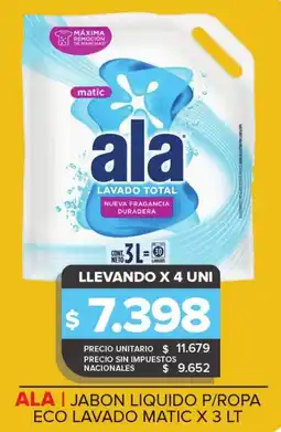 Carrefour Maxi Eco ala jabon liquido p/ropa lavado matic oferta