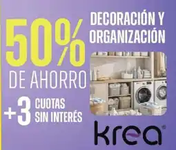 Supermercados Vea Krea decoración y organización oferta