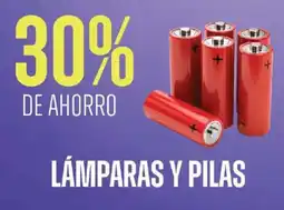 Supermercados Vea Lámparas y pilas oferta