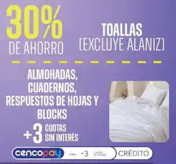 Supermercados Vea Almohadas, cuadernos, respuestos de hojas y blocks oferta