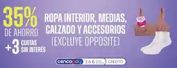 Supermercados Vea Ropa interior, medias de ahorro calzado y accesorios oferta