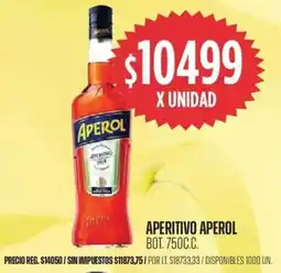 Supermercados Vea Aperol aperitivo bot. oferta