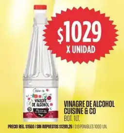 Supermercados Vea Cuisine & co vinagre de alcohol bot. oferta