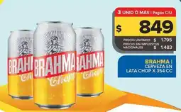 Carrefour Maxi Brahma - cerveza oferta