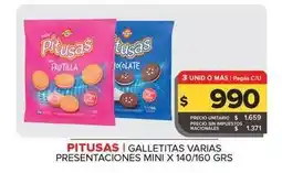 Carrefour Maxi Pitusas - galletitas mini oferta