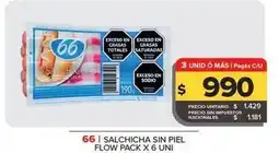 Carrefour Maxi 66 - salchicha sin piel oferta