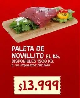 Supermercados Vea Paleta de novillito oferta