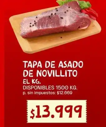 Supermercados Vea Tapa de asado de novillito oferta