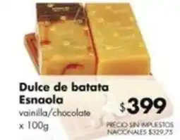 Disco Esnaola dulce de batata oferta