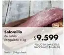 Disco Solomillo de cerdo oferta