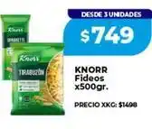 Supermayorista Vital Knorr fideos oferta