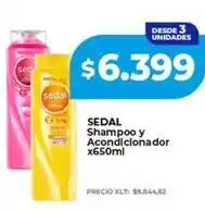 Supermayorista Vital Sedal - shampoo y acondicionador oferta