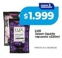 Supermayorista Vital Lux jabon liquido repuesto oferta