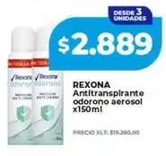 Supermayorista Vital Rexona - antitranspirante odorono aerosol oferta