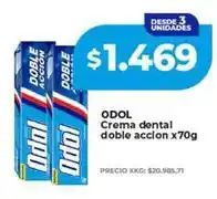 Supermayorista Vital Odol - crema dental doble accion oferta