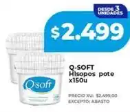 Supermayorista Vital Q-soft hisopos pote oferta