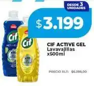 Supermayorista Vital Cif active gel lavavajillas oferta