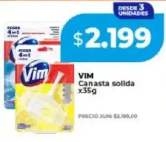 Supermayorista Vital Vim canasta solida oferta