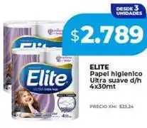 Supermayorista Vital Elite - papel higienico ultra suave d/h 4x30mt oferta
