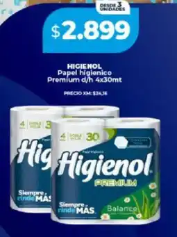 Supermayorista Vital Higienol papel higienico premium d/h oferta
