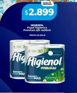Supermayorista Vital Higienol - papel higienico premium d/h oferta