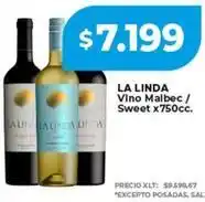 Supermayorista Vital La linda - vino malbec / sweet oferta