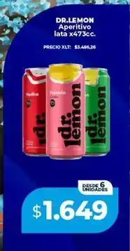 Supermayorista Vital Dr.lemon aperitivo lata oferta