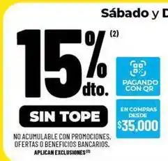 Diarco 15% dto oferta