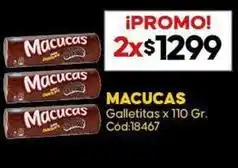 Diarco Macucas - galletitas cód:18467 oferta
