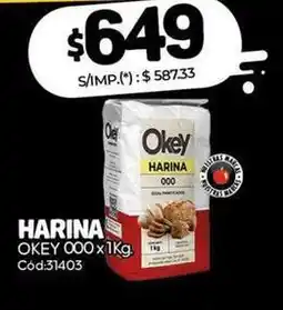 Diarco Okey - harina okey 000 x 1kg. cód:31403 oferta