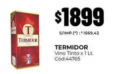 Diarco Termidor - vino tinto x 1 lt. cód:44765 oferta
