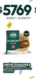 Diarco Unión - hamburguesas clásicas cód 24299 oferta
